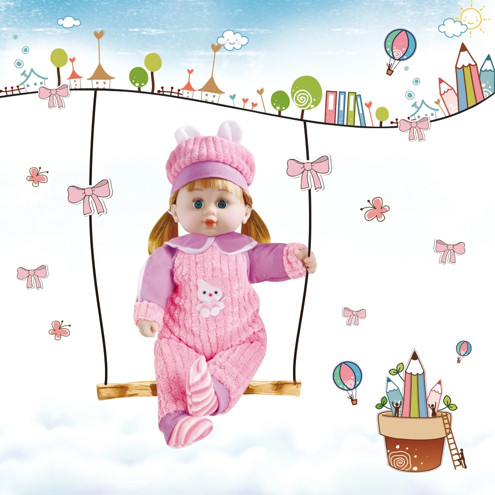 43 см Reborn Baby Doll с волосами виниловая кукла для девочек плюшевые игрушки | Игрушки и