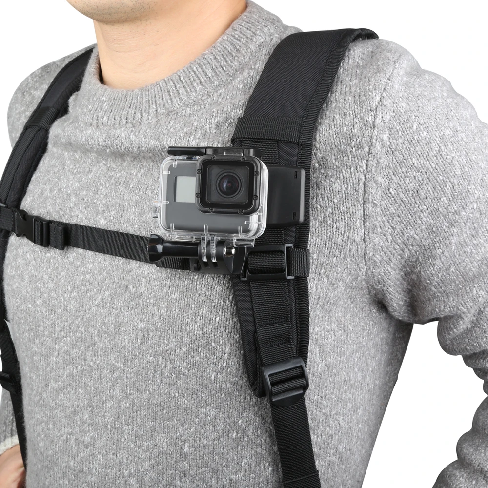 LANBEIKA вращающийся на 360 градусов быстросъемный рюкзак с зажимом для Gopro Hero 9 8 7 6 5 4