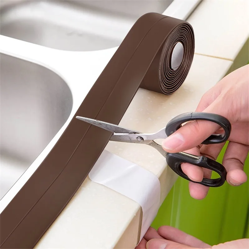 2 шт. водостойкая клейкая лента для кухни и ванной защита от плесени соединение