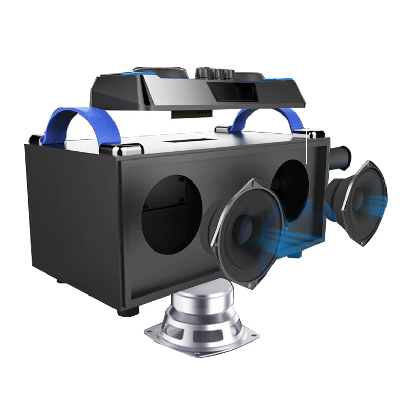 Мультимедийные колонки Bluetooth караоке микрофон супер DJ бас Hi-Fi активный