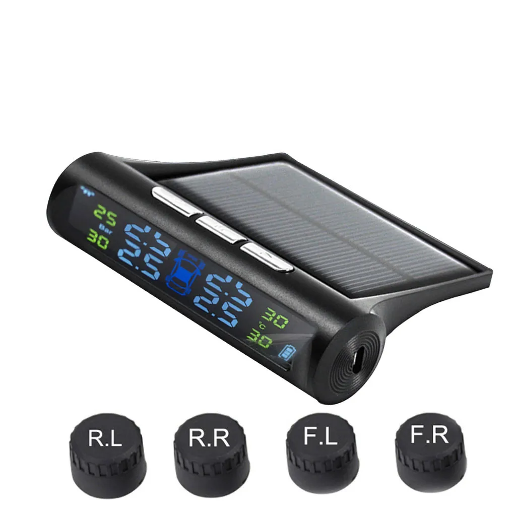 Датчик давления в шинах CARPRIE система контроля tpms 4 беспроводных внешних датчика
