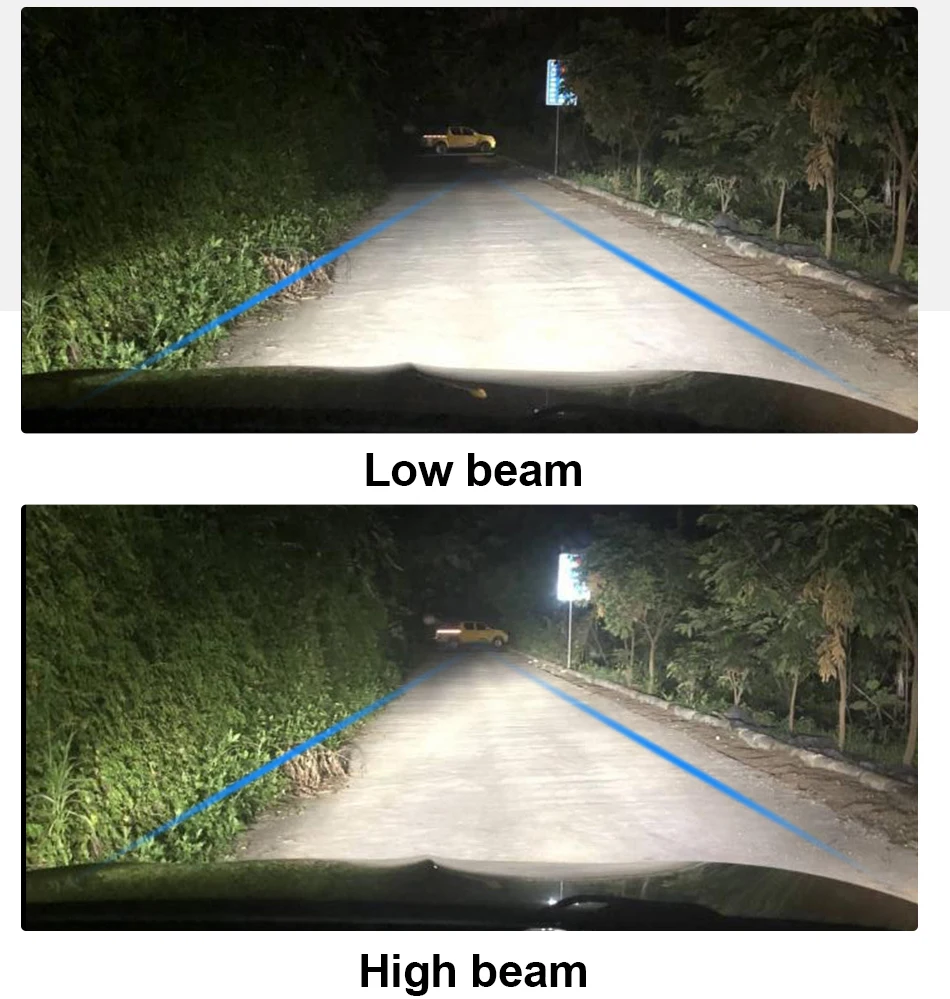 Hlxg 5 сторон CSP чипы лампы H4 led H7 H1 H8 H11 Противотуманные фары HB3 9005 HB4 9006 24 Вт авто лампы мотоцикл 12 в 6000 К дальнего ближнего света