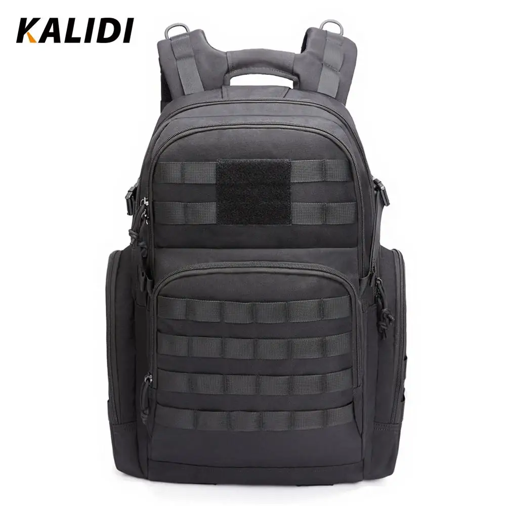 KALIDI 40 LMilitary тактические боевые рюкзаки мужские армейские водонепроницаемые альпинистская сумка уличный походный Кемпинг Охота дорожные рюкзаки - Цвет: Black01