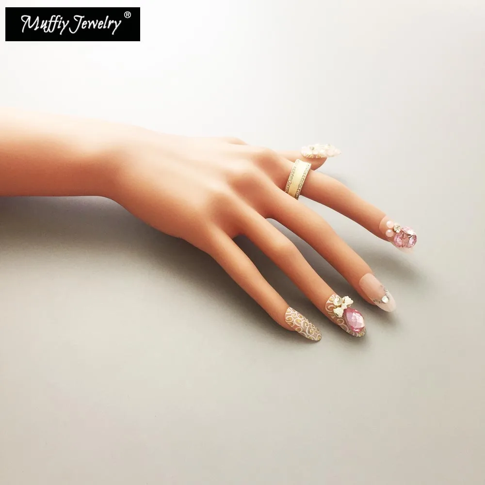 Безвременное Гламурное кольцо блестящее модное ювелирное изделие в европейском