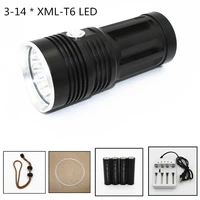 14000 lumens 3 4567891011121314 x t6 led flashlight camping lamp 18650 aluminum alloy torch light for outdoor