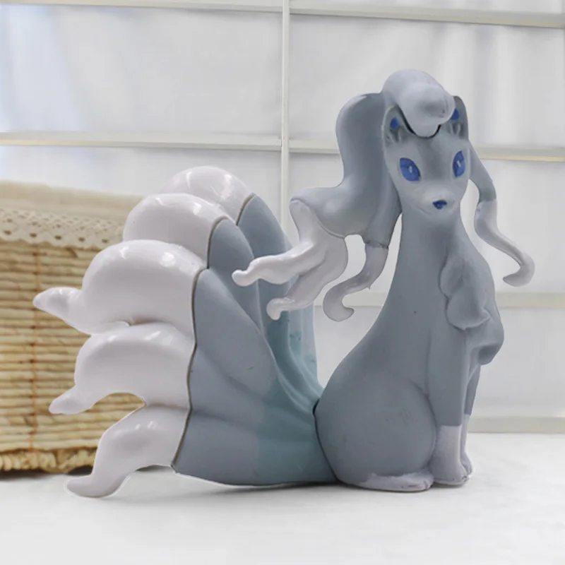 Аниме 3-5 см мини Ninetales Greninja мультфильм ПВХ Фигурки игрушки Детская Коллекция Модель игрушки подарок