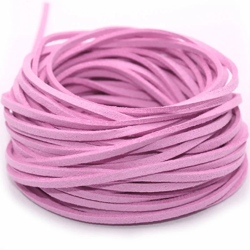 10 шт. замшевый плоский кожаный шнур браслет искусственная кожа ожерелье веревка