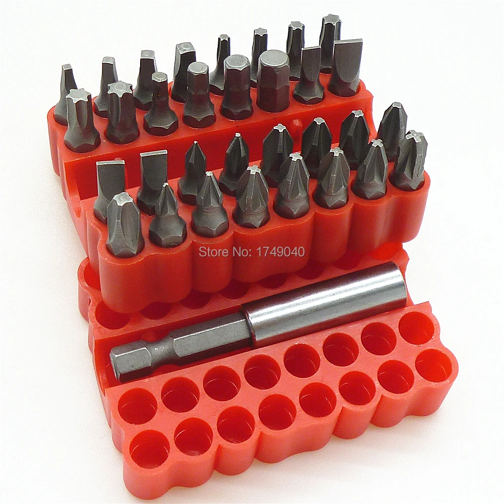 32 шт. безопасности Torq Torx Hex Звезда гаечный ключ три крыла подделок немного