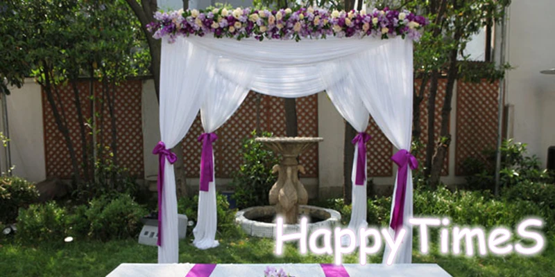 2*2*3 м красивый свадебный Открытый Декор Белый навес занавеска с цветами