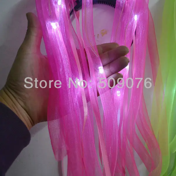 Бесплатная доставка 2 шт./лот мигающий Многоцветный головной убор со