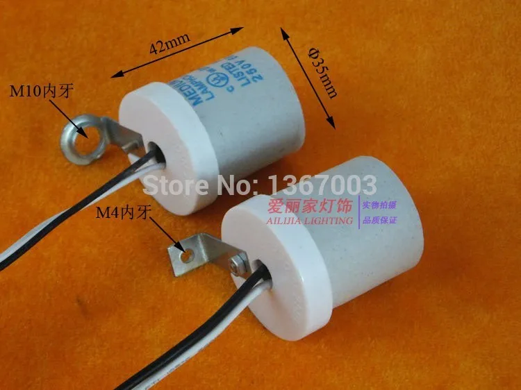 4 шт./лот E27 керамический держатель лампы аксессуары для ламп бесплатная