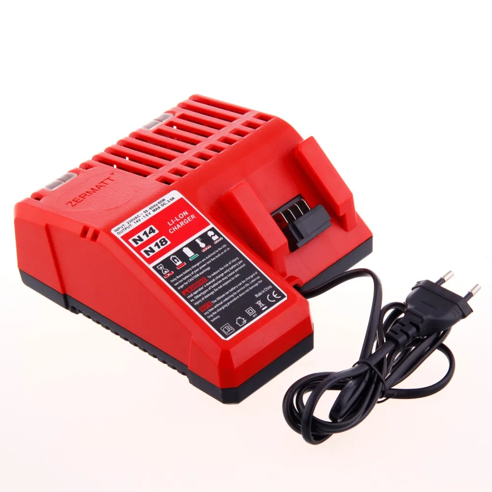 Новое высококачественное 18В зарядное устройство для литий-ионной батареи Milwaukee