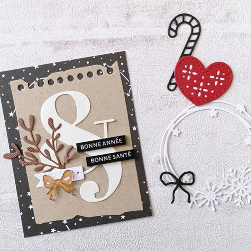 Большие выскальзывающие металлические штампы трафареты для DIY скрапбукинга