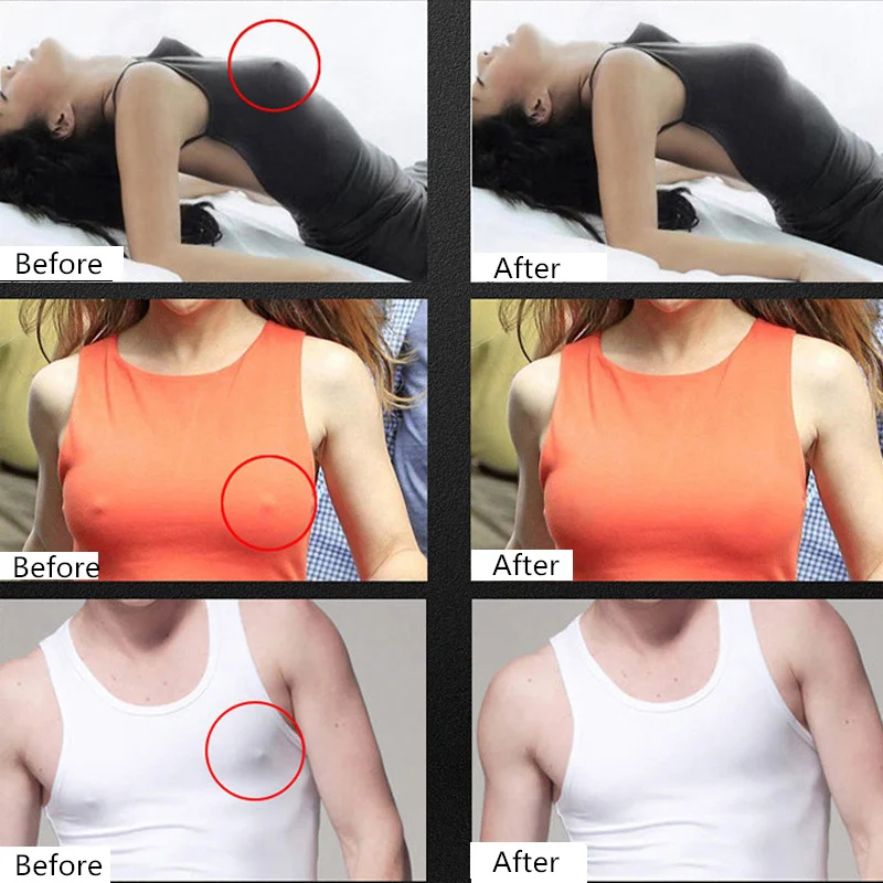 5 пар модных женских накладок на Соски Новинка сексуальный липкий бюстгальтер