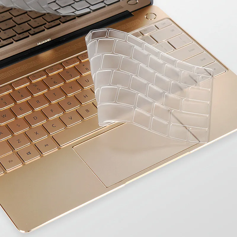 Чехол TPU для huawei MateBook X 1" ноутбук клавиатура пленка для Matebook x WT-W09 W19 прозрачная клавиатура защитная пленка чехол s