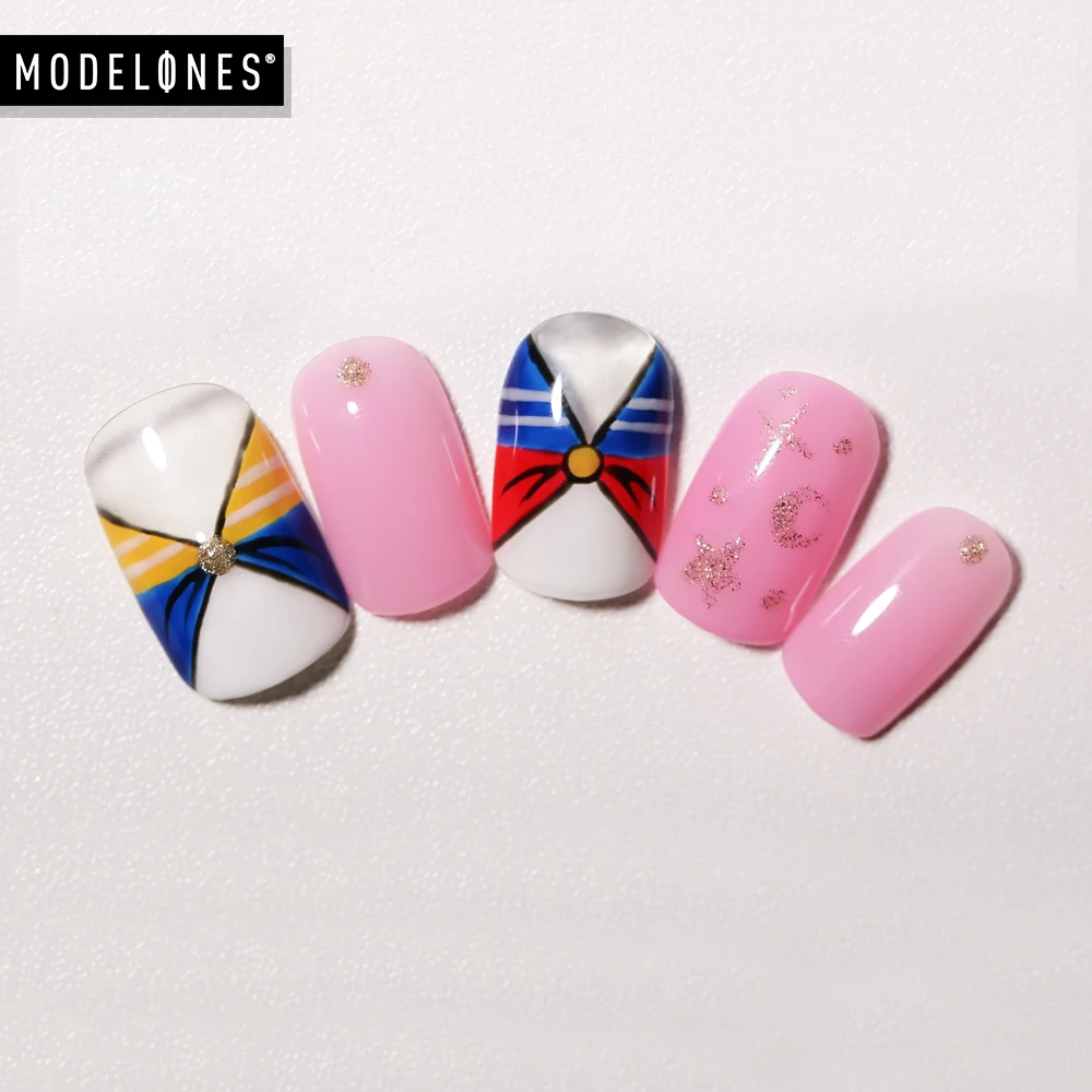 Modelones 3 шт./лот однотонный гель для рисования отмачиваемый Гибридный лак ногтей