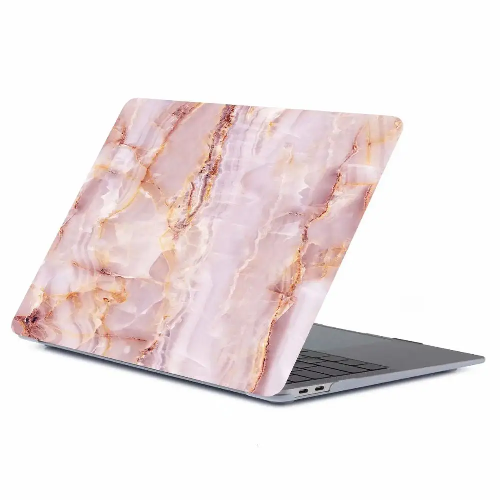 Чехол для ноутбука Apple macbook Air Pro Retina 15 с УФ мраморной окраской жесткий чехол Macbook 13