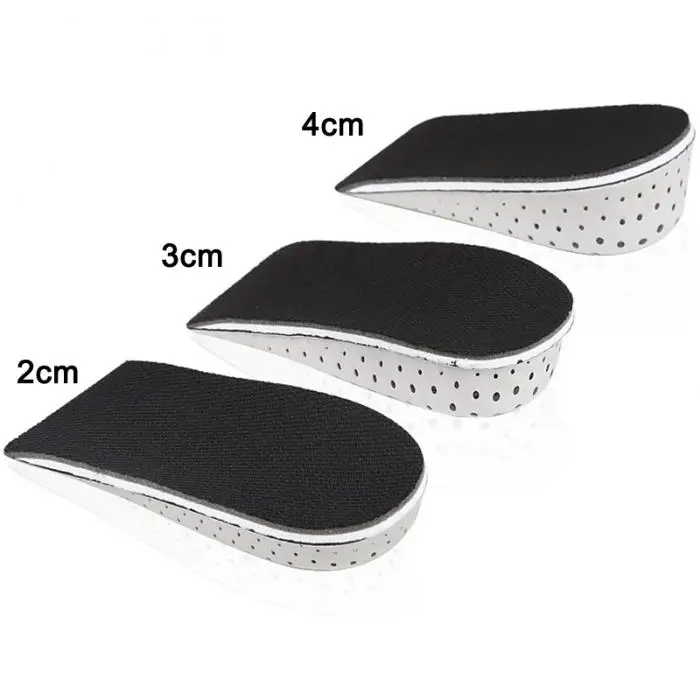 Droppshiping 1 Pair Insole Heel Lift Insert Shoe Pad Height Increase Slow Rising Cushion Taller dg88