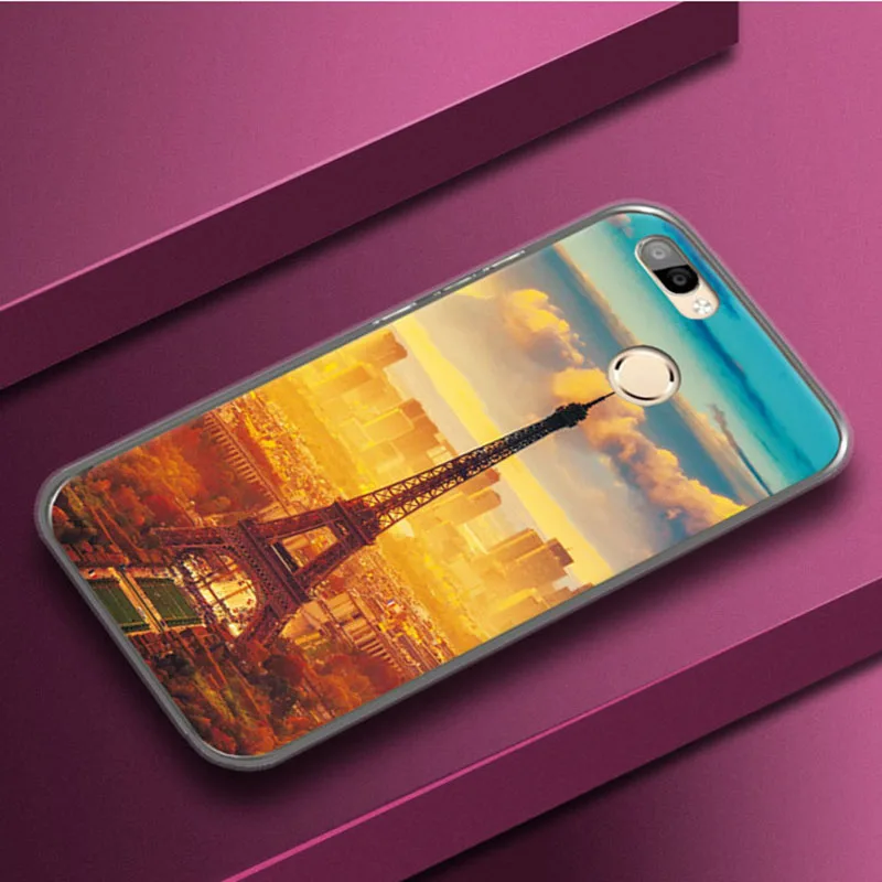Exotic Natural Landscape Soft TPU Phone Case For Oukitel U22 Back Cover Silicone U 22 Flowers 5.5&quot Inch Coque |