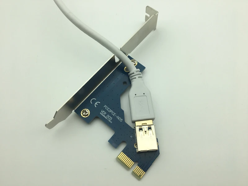 PCI Express 1X в 3 слота адаптер расширения конвертер e порт мультипликатор + USB 0