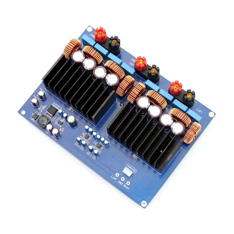 KYYSLB DC40 48V 2*600W TAS5630 OPA1632 2 0 плата цифрового усилителя высокой мощности домашняя