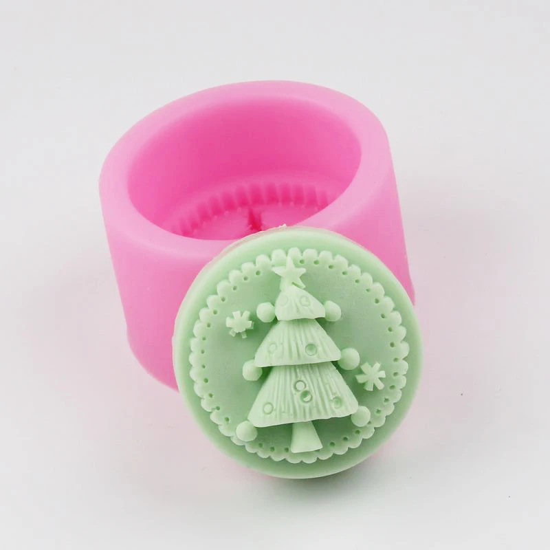 Рождественская елка Форма Мыло силиконовая форма штукатурка камень ремесло