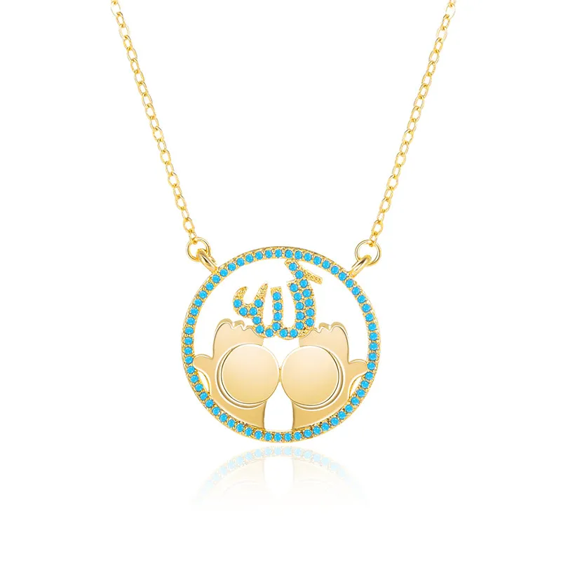 Эффектные ожерелья Новые Арабские женщины искусственные исламские руки держите