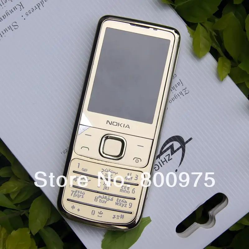 Отремонтированный Мобильный телефон NOKIA 6700c 6700 классический мобильный телефон Золотой 3G GSM разблокированный и русская клавиатура