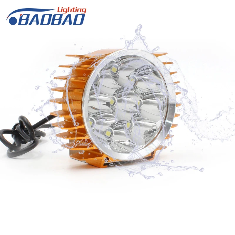 HUJO 1 шт. мотоцикл 9LED налобный фонарь 27 Вт Универсальный Стайлинг