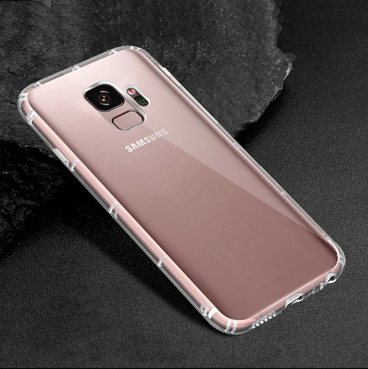 Прозрачный чехол для Samsung Galaxy J7 Duo J2 Pro 2018 мягкий из ТПУ на 360 градусов A8 C10 Airbag