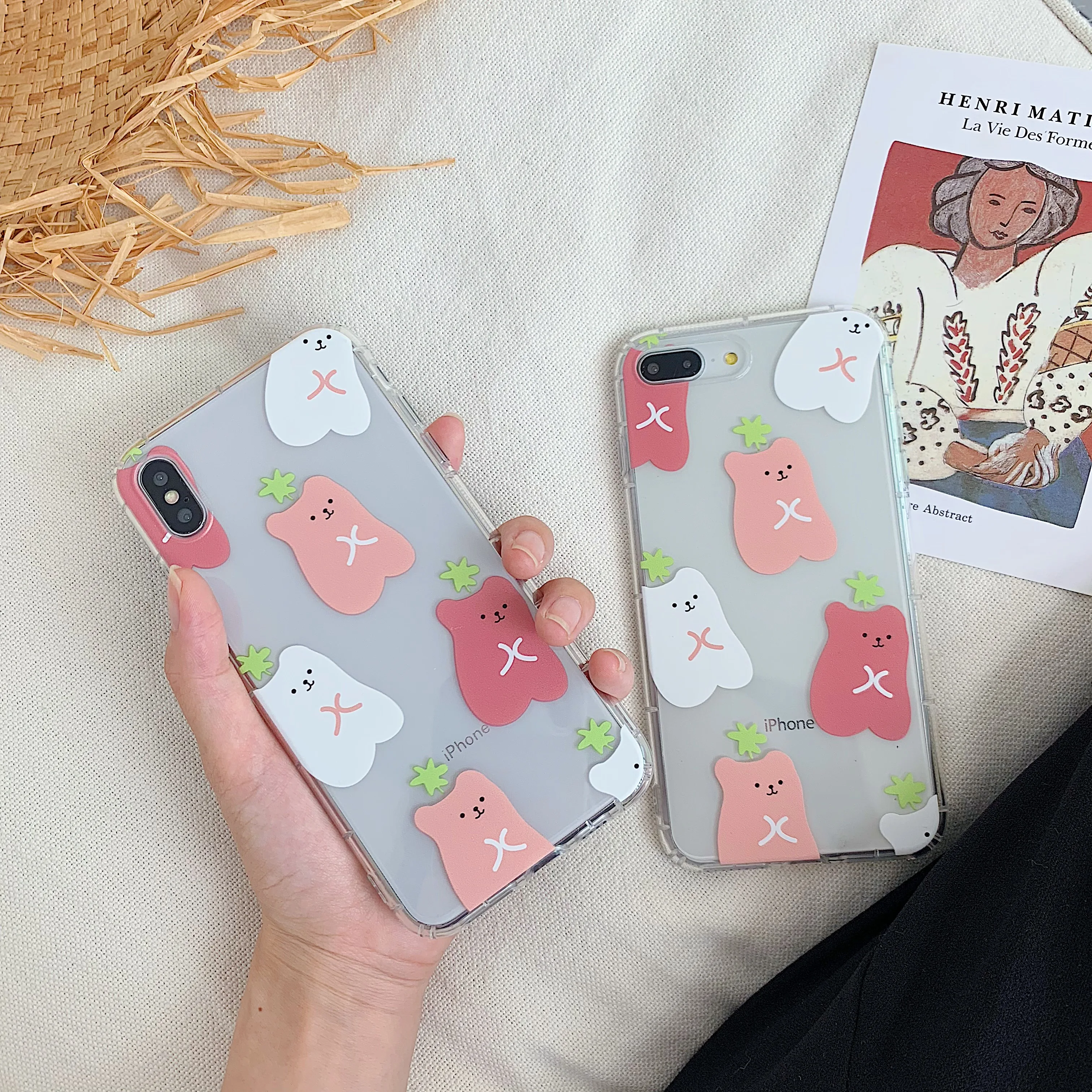 Прекрасный мультфильм Конфета медведь чехол для телефона iphone XR X XS Max чехлы 6 6s 7 8