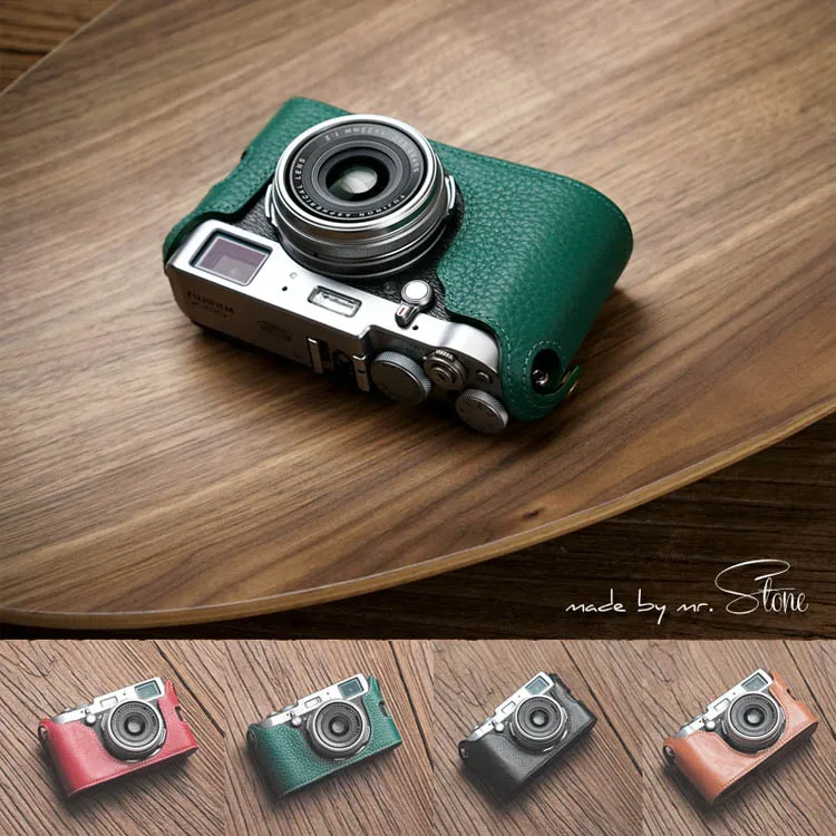 Чехол для камеры Fuji X100T Mr. Stone из натуральной кожи ручной работы полусумка