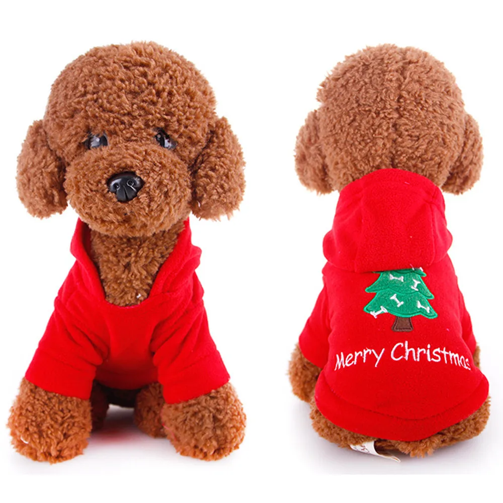Transer Sudadera Perro рождественское платье для собаки зимняя одежда теплый костюм для собаки флисовая одежда для щенка 19Jan11