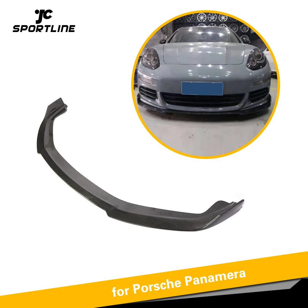 Передний бампер из углеродного волокна разветвитель для губ спойлер Porsche Panamara Base