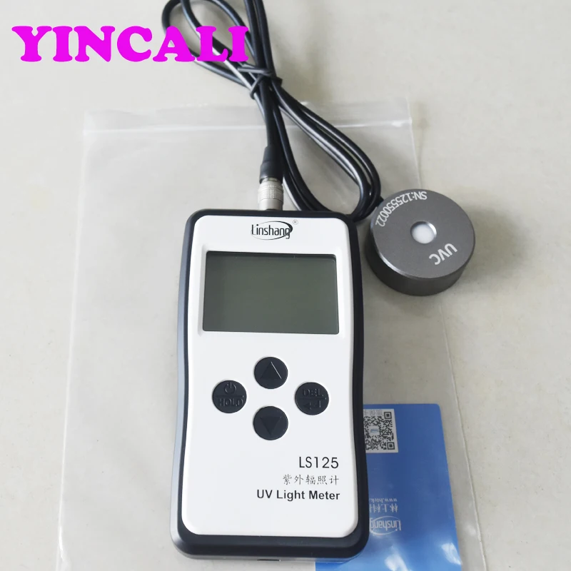 LS125 УФ светильник с зондом UVC тест ультрафиолетовая мощность интенсивность