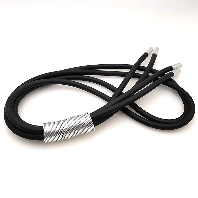 YD&ampYDBZ New Germany Style Necklace Women Harajuku Gothic Pendant Rubber Chians Aluminum Wire Handmade Necklaces Long Choker 2019 |
