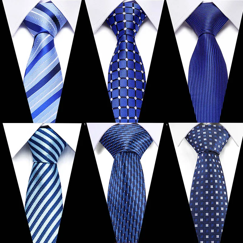 

49 Colors Classic 7.5cm Tie for Men 100% Silk Tie Luxury Striped Slim Ties for Men Suit Cravat Wedding Party Necktie
