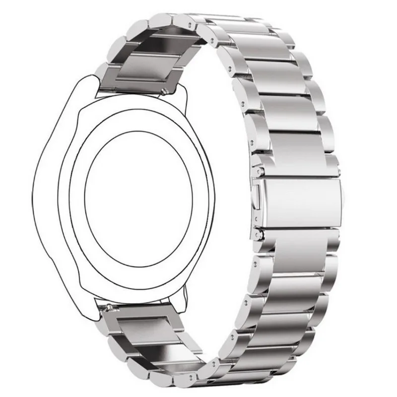 Новый браслет из нержавеющей стали для часов ремешок Samsung Gear S3 Frontier / Classic Connector