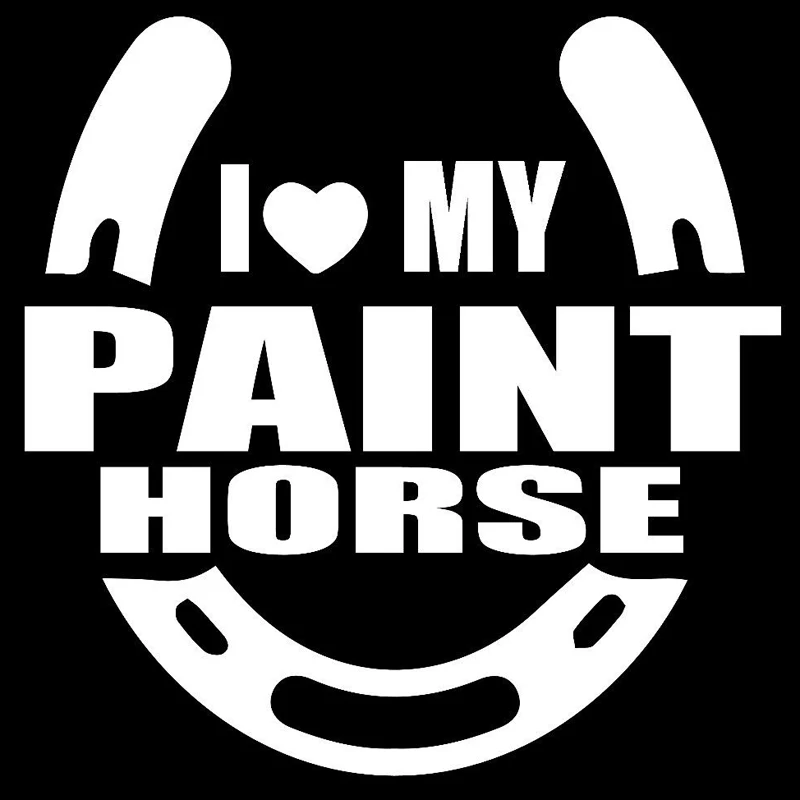 13 1 см * I Love My Paint Horse модный автомобильный Стайлинг стикер S4 0654|car sticker|car paint stickershorse