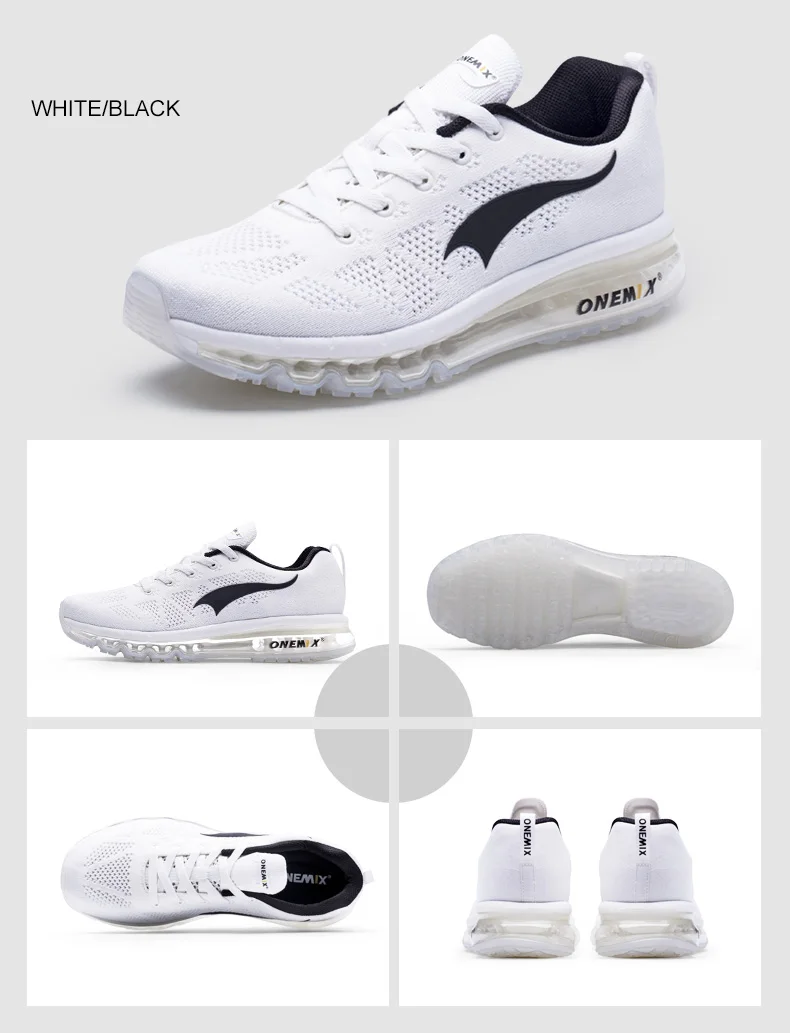 ONEMIX, мужские кроссовки для женщин, красивые, Zapatillas, спортивные кроссовки, черные, спортивные, с воздушной подушкой, уличные, для бега, ходьбы, кроссовки