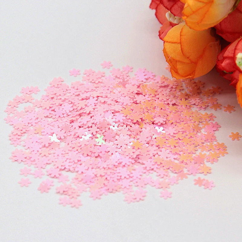 5mm Sonwflk AB Pink Пайетками, для детей от 1 года до 5 лет мм вышивка «звёздочки» или «бриллианты» в горошек Moon свободные блестки AB розовые блестки нейл-арта Швейные Свадебные Конфетти украшения средства ухода за кожей Lentejuelas 10/20g - Цвет: 5mm Sonwflk AB Pink