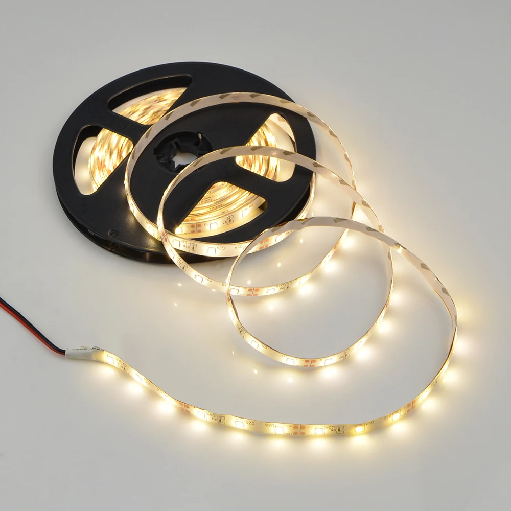 Светодиодная лента водонепроницаемая 5 м 2835/3528 SMD 12 в пост. Тока 60 светодиодов/м |