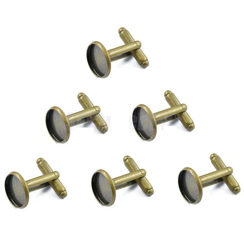 1 шт. запонки для запонок 18 мм 8 цветов|cufflink blanks settings|cufflink blankscufflink backs |