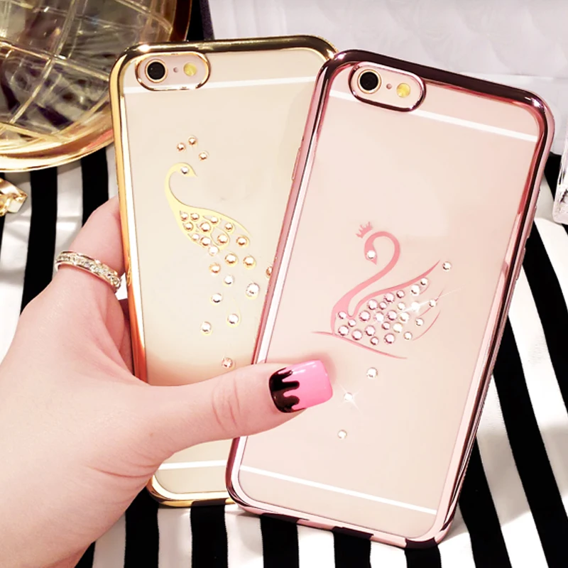 Роскошный чехол для телефона YRFF со стразами цветами животными птицами павлином