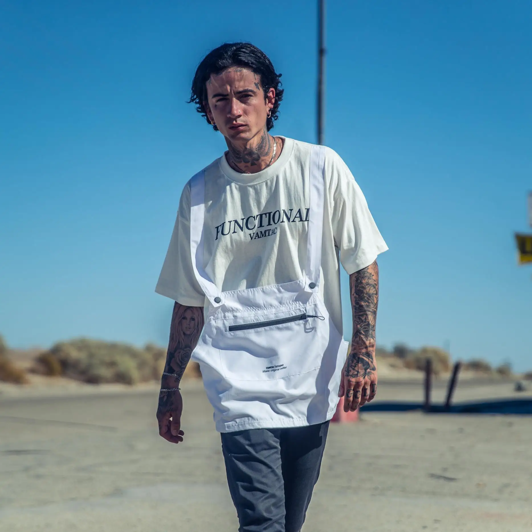 Новинка 2019 модная футболка с карманами повседневные свободные футболки коротким