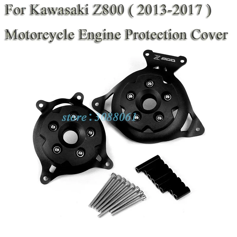 

Motorcycle Aluminum Engine Stator Cover Engine Guard Protection Side Shield Protector For Kawasaki Z800 2013-2017 800CC 2016 15