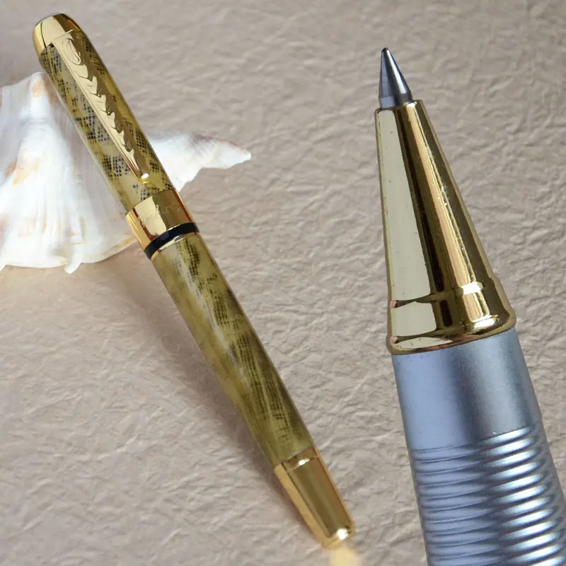 Roller ball as pic Шариковая ручка/шариковая ручка, новинка JINHAO 250, серебристый и золотой цвет, 16 стилей на выбор - Цвет: Roller ball as pic