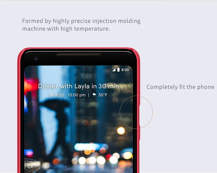 Чехол для Google Pixel 2 Чехол для Google Pixel 2 XL чехол NILLKIN суперматовый Защитный матовый жесткий чехол-накладка