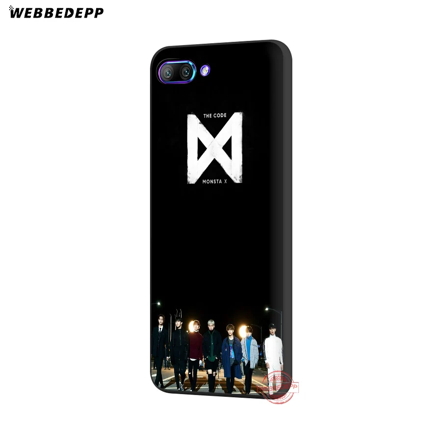Мягкий силиконовый чехол WEBBEDEPP Monsta X Band для Huawei Honor 8 8C 9 10 Note Lite 8X 7X 6A 7C 7A 2GB Pro |