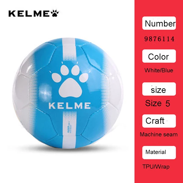 Футбольные мячи KELME, футбольные мячи, футбольные мячи из полиуретана, тренировочные мячи для внутреннего футбола, официальный размер 4 матча K15S929 - Цвет: size 5 9876114